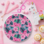 Hawaiianische Printwerbung Pappteller (Party)