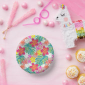 Hawaiianische Printwerbung Pappteller (Party)