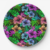 Hawaiianische Printwerbung Pappteller (Vorderseite)