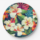 Hawaiianische Printwerbung Pappteller (Vorderseite)