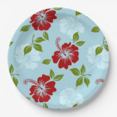 Hawaiianische Printwerbung Pappteller (Vorderseite)