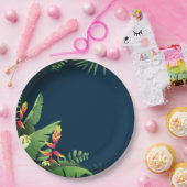 Hawaiianische Printwerbung Pappteller (Party)