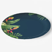 Hawaiianische Printwerbung Pappteller (Schrägansicht)