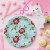 Hawaiianische Printwerbung Pappteller (Party)