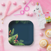 Hawaiianische Printwerbung Pappteller (Party)