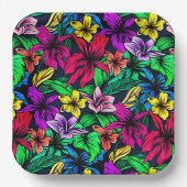 Hawaiianische Printwerbung Pappteller (Vorderseite)