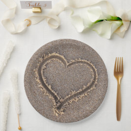 Hawaiianische Printwerbung Pappteller