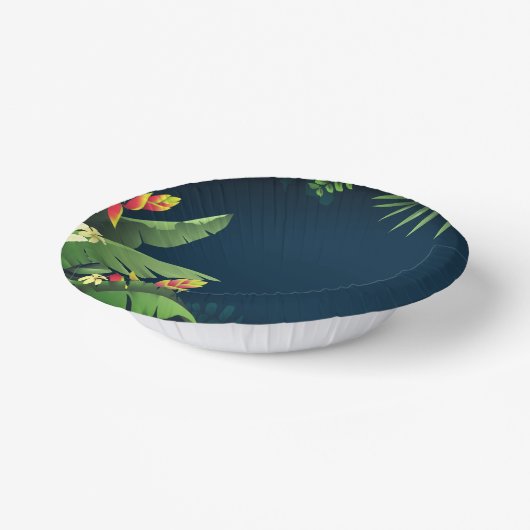 Hawaiianische Printwerbung Pappteller (Gewinkelt)