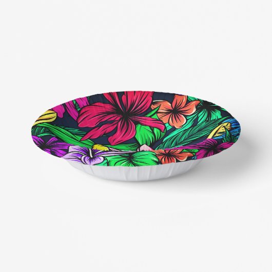 Hawaiianische Printwerbung Pappteller (Gewinkelt)