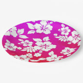 Hawaiianische Printwerbung Pappteller (Schrägansicht)