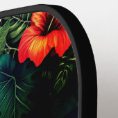 Hawaiianische Printwerbung Pickleball Schläger (Linke Seite)