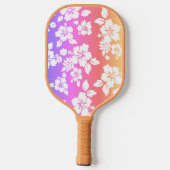 Hawaiianische Printwerbung Pickleball Schläger (Rückseite)
