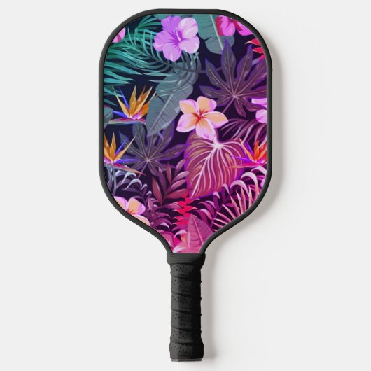 Hawaiianische Printwerbung Pickleball Schläger (Vorderseite)