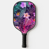 Hawaiianische Printwerbung Pickleball Schläger (Rückseite)