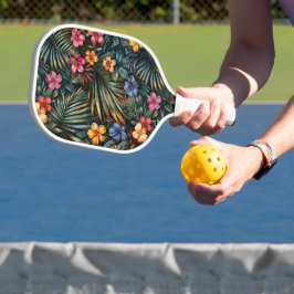 Hawaiianische Printwerbung Pickleball Schläger