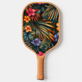 Hawaiianische Printwerbung Pickleball Schläger (Rückseite)