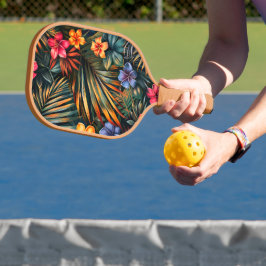 Hawaiianische Printwerbung Pickleball Schläger