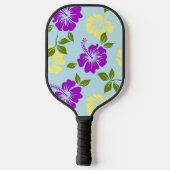 Hawaiianische Printwerbung Pickleball Schläger (Rückseite)