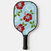 Hawaiianische Printwerbung Pickleball Schläger (Rückseite)