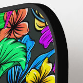 Hawaiianische Printwerbung Pickleball Schläger (Linke Seite)