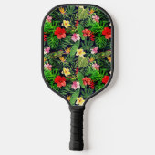 Hawaiianische Printwerbung Pickleball Schläger (Rückseite)