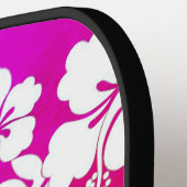 Hawaiianische Printwerbung Pickleball Schläger (Linke Seite)