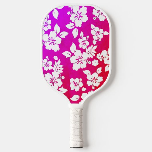 Hawaiianische Printwerbung Pickleball Schläger (Vorderseite)