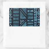 Hawaiianische Printwerbung Rechteckiger Aufkleber (Tasche)