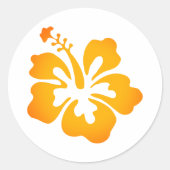 Hawaiianische Printwerbung Runder Aufkleber (Vorderseite)