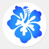 Hawaiianische Printwerbung Runder Aufkleber (Vorderseite)