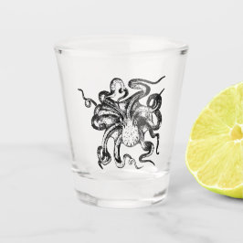 Hawaiianische Printwerbung Schnapsglas