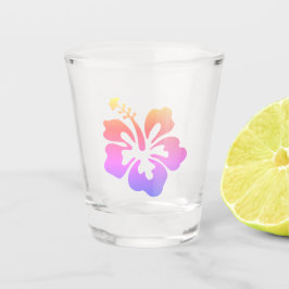 Hawaiianische Printwerbung Schnapsglas