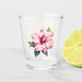 Hawaiianische Printwerbung Schnapsglas