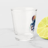 Hawaiianische Printwerbung Schnapsglas (Links)