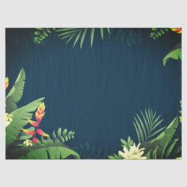 Hawaiianische Printwerbung Seidenpapier