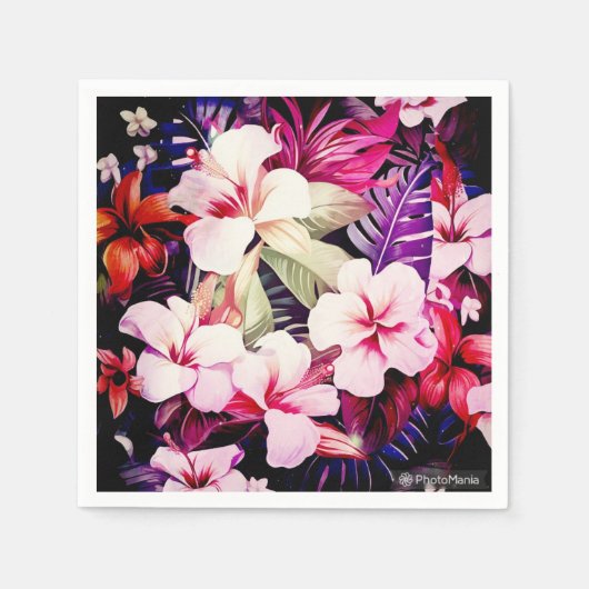 Hawaiianische Printwerbung Serviette (Vorderseite)