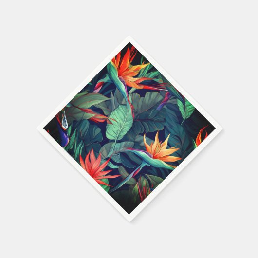 Hawaiianische Printwerbung Serviette (Ecke)