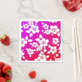 Hawaiianische Printwerbung Serviette
