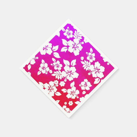 Hawaiianische Printwerbung Serviette (Ecke)