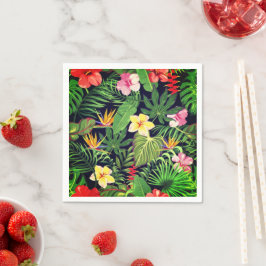 Hawaiianische Printwerbung Serviette