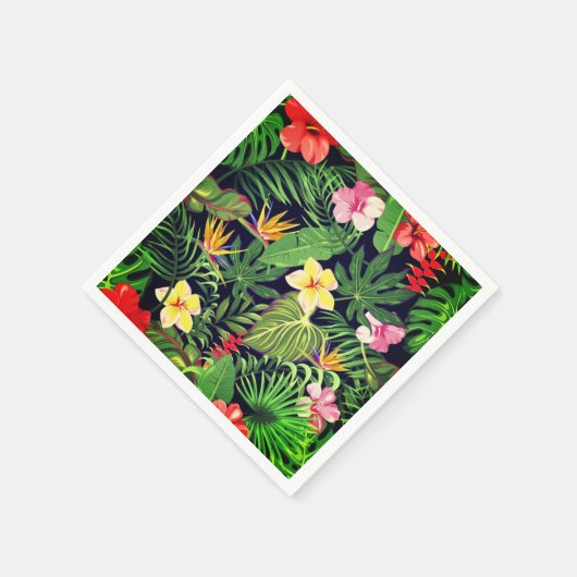 Hawaiianische Printwerbung Serviette (Ecke)