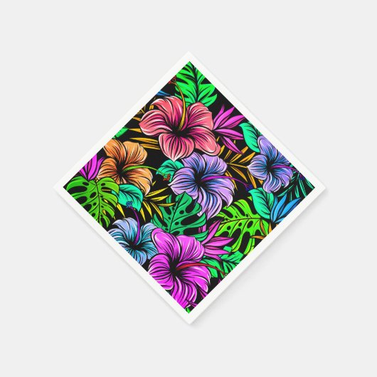 Hawaiianische Printwerbung Serviette (Ecke)