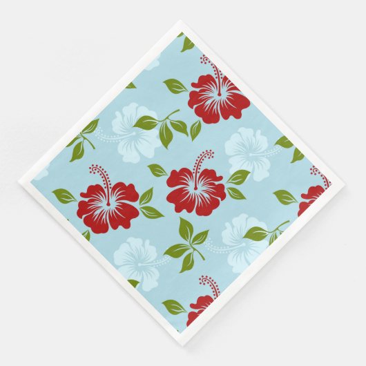 Hawaiianische Printwerbung Serviette (Ecke)