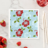 Hawaiianische Printwerbung Serviette (Beispiel)