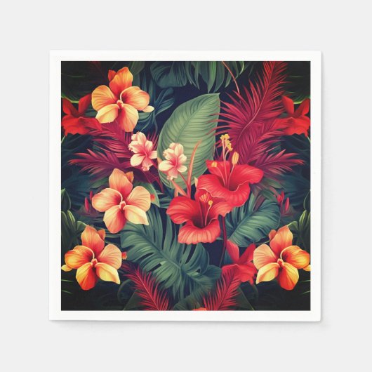 Hawaiianische Printwerbung Serviette (Vorderseite)