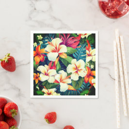 Hawaiianische Printwerbung Serviette