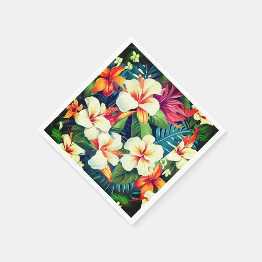 Hawaiianische Printwerbung Serviette (Ecke)