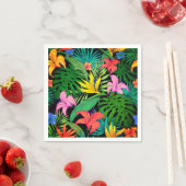 Hawaiianische Printwerbung Serviette (Beispiel)