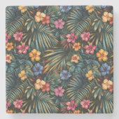 Hawaiianische Printwerbung Steinuntersetzer (Vorderseite)