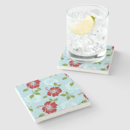 Hawaiianische Printwerbung Steinuntersetzer